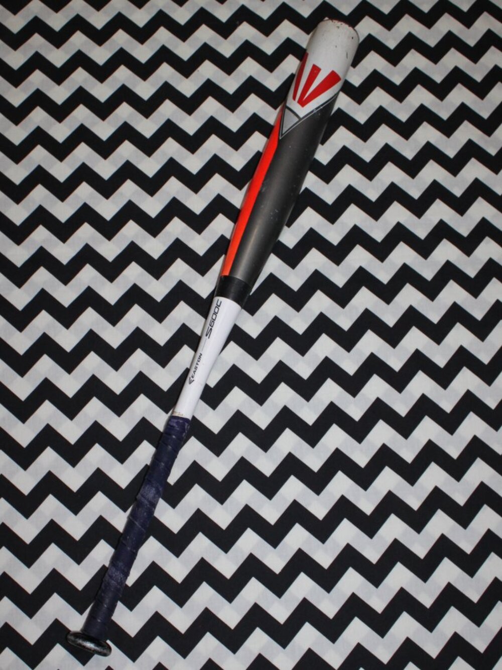 Easton S600C YB15S600C Orange/White/Grey Little League Baseball Bat - Drop 12
